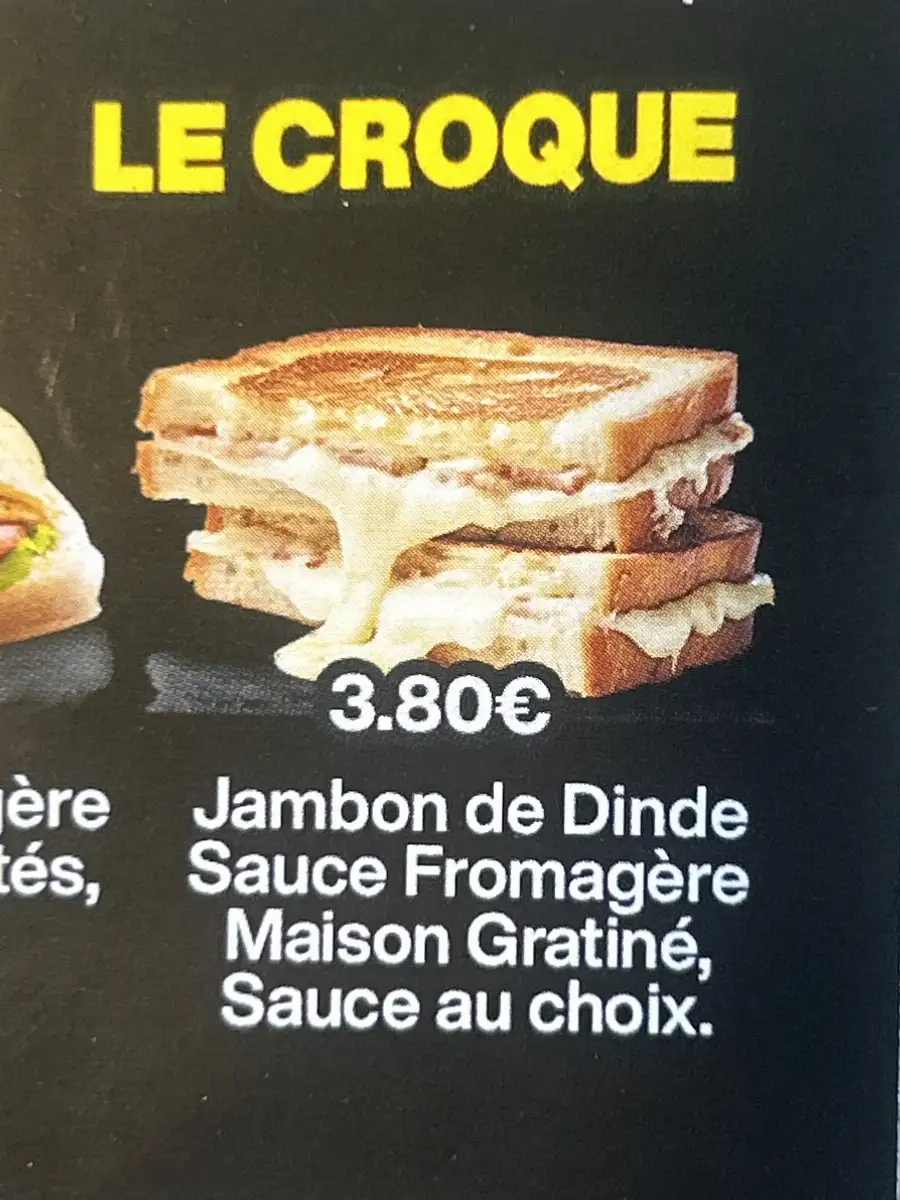 Le Croque monsieur