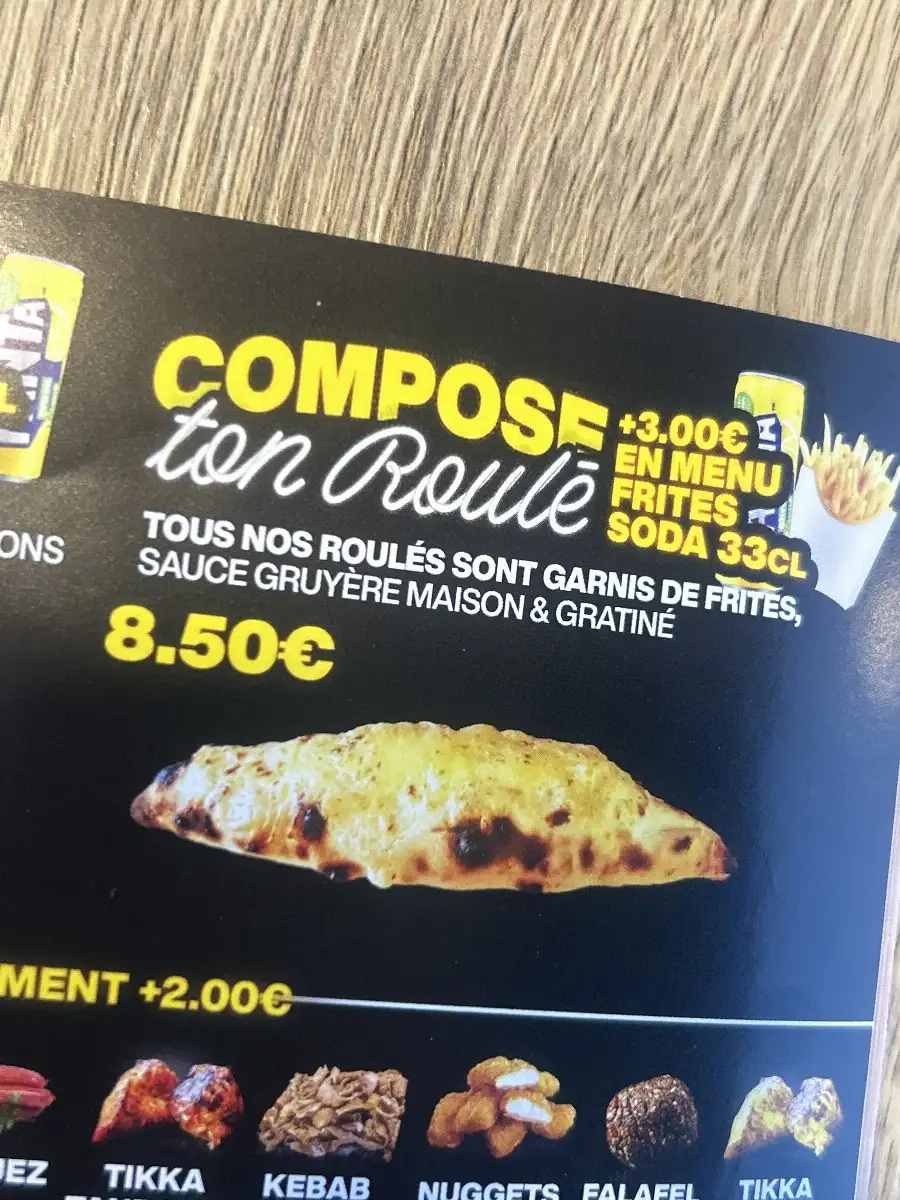 Compose ton roulé